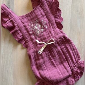 Jamie Kay - 2Y Organic Cotton Muslin Macy Playsuit